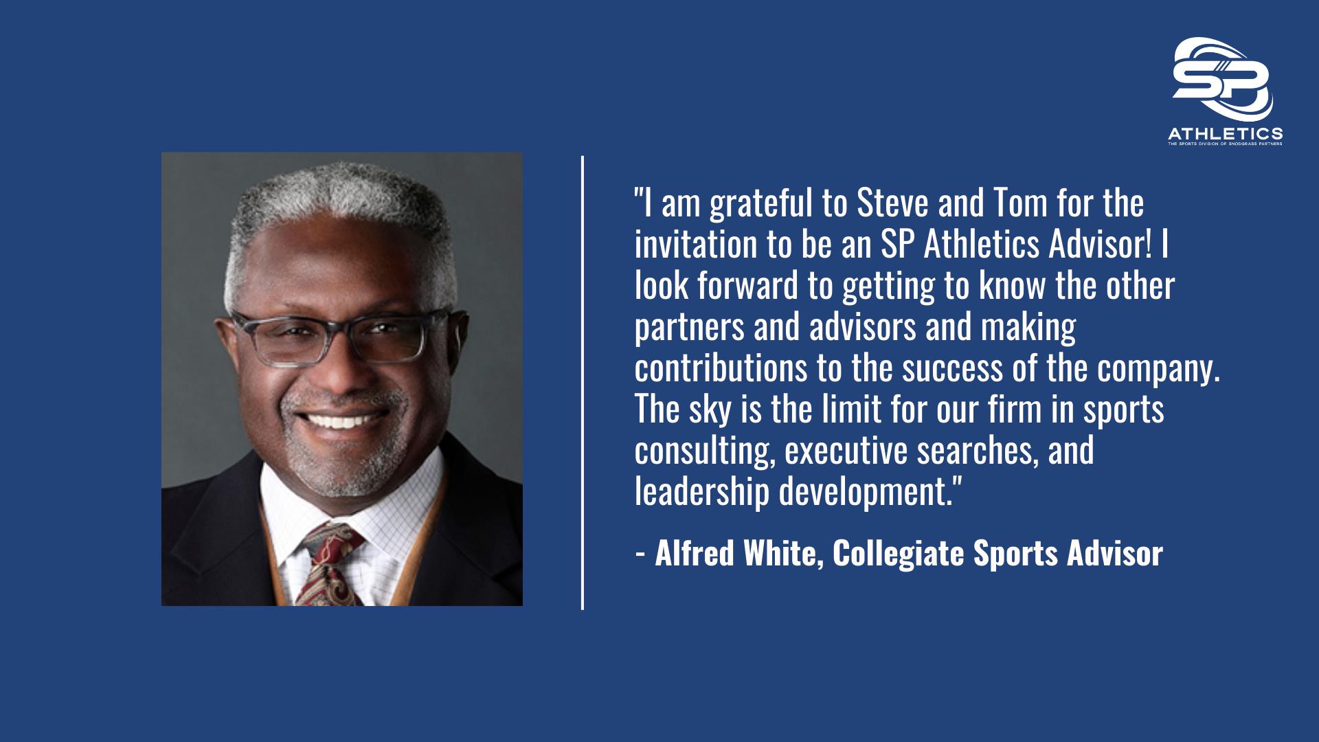 NEWS: Alfred White Joins SP Athletics As Collegiate Sports Advisor